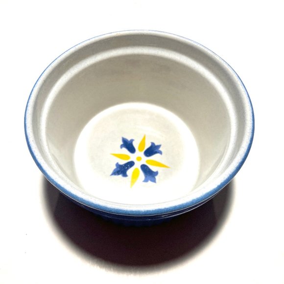 Other - Vintage Single Stoneware Ramekin w handpainting